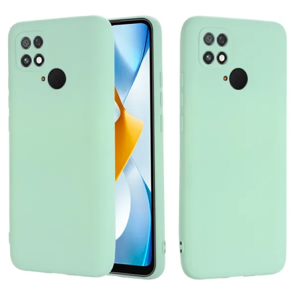 RUBBER Ochranný kryt pre Xiaomi Poco C40 zelený
