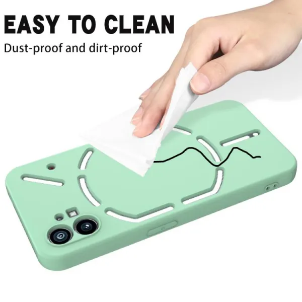 RUBBER Ochranný kryt pre Nothing Phone 1 zelený