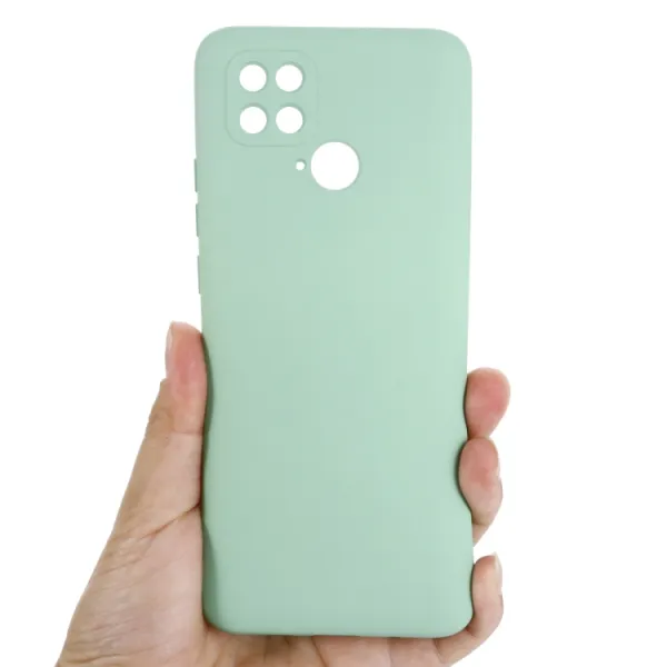 RUBBER Ochranný kryt pre Xiaomi Poco C40 zelený