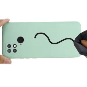 RUBBER Ochranný kryt pre Xiaomi Poco C40 zelený
