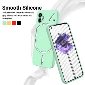 RUBBER Ochranný kryt pre Nothing Phone 1 zelený