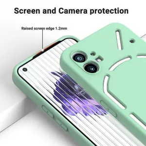 RUBBER Ochranný kryt pre Nothing Phone 1 zelený