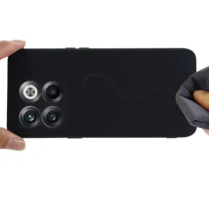 RUBBER Ochranný kryt pre OnePlus 10T 5G čierny