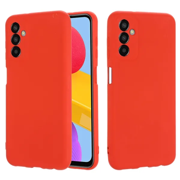 RUBBER Ochranný kryt pre Samsung Galaxy M13 červený
