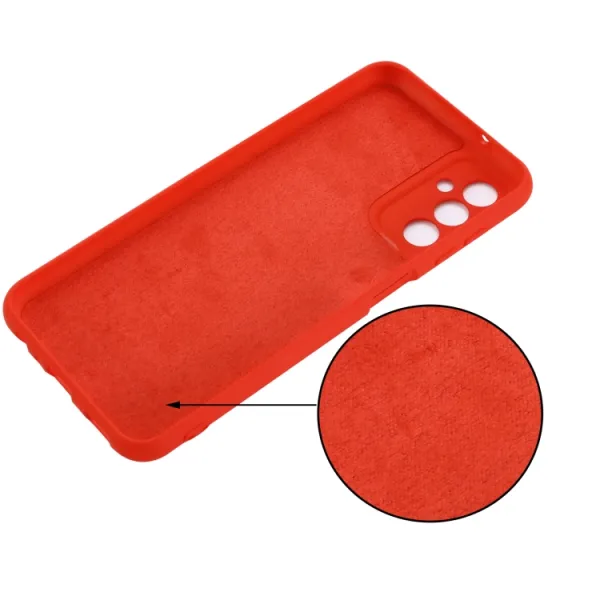 RUBBER Ochranný kryt pre Samsung Galaxy M13 červený