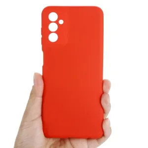 RUBBER Ochranný kryt pre Samsung Galaxy M13 červený