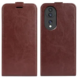 Vyklápacie puzdro Honor 70 hnedé
