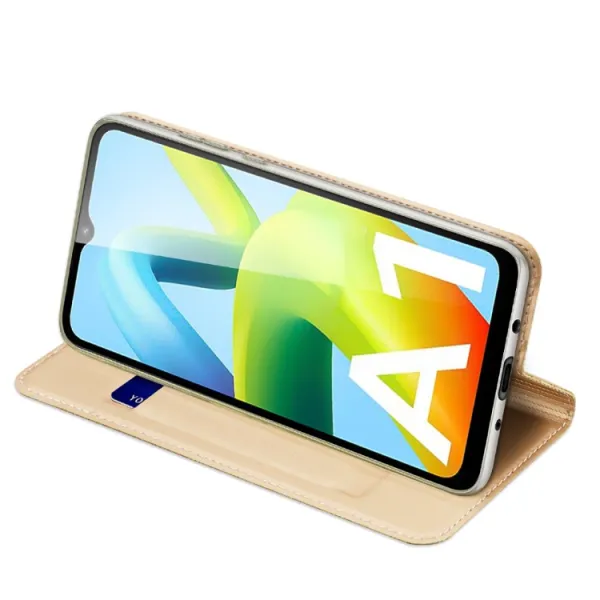 DUX Peňaženkový kryt Xiaomi Redmi A1 / Redmi A2 zlatý
