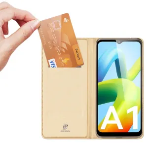 DUX Peňaženkový kryt Xiaomi Redmi A1 / Redmi A2 zlatý