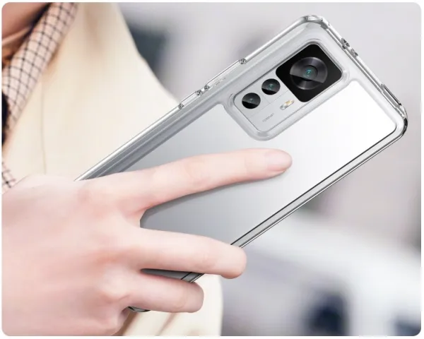 CRYSTAL Ochranný kryt pre Xiaomi 12T / 12T Pro priehľadný