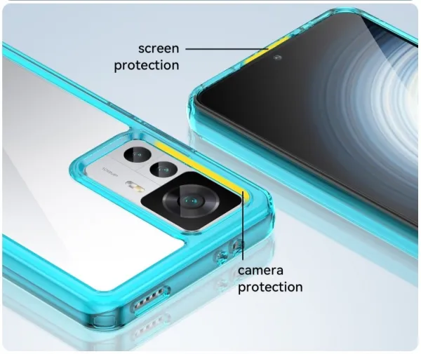 CRYSTAL Ochranný kryt pre Xiaomi 12T / 12T Pro tmavomodrý