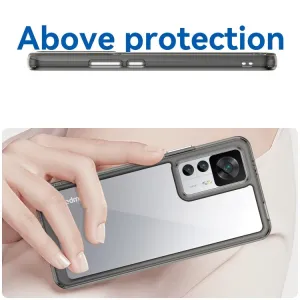 CRYSTAL Ochranný kryt pre Xiaomi 12T / 12T Pro šedý