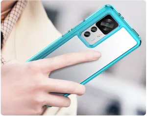 CRYSTAL Ochranný kryt pre Xiaomi 12T / 12T Pro tmavomodrý