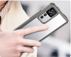 CRYSTAL Ochranný kryt pre Xiaomi 12T / 12T Pro šedý