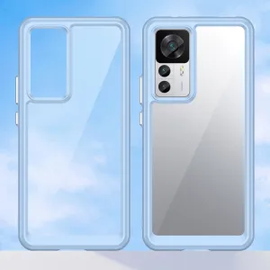 CRYSTAL Ochranný kryt pre Xiaomi 12T / 12T Pro svetlomodrý