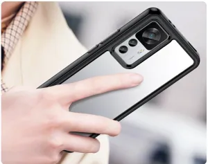 CRYSTAL Ochranný kryt pre Xiaomi 12T / 12T Pro čierny