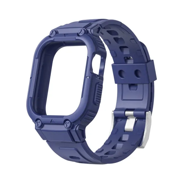 GLACIER Ochranné puzdro pre Apple Watch 9 / 8 / 7 (45mm) / 6 / SE / 5 / 4 (44mm) / 1, 2, 3 (42mm) modré