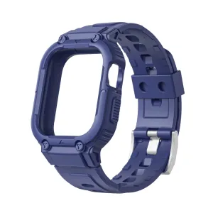 GLACIER Ochranné puzdro pre Apple Watch 9 / 8 / 7 (45mm) / 6 / SE / 5 / 4 (44mm) / 1, 2, 3 (42mm) modré