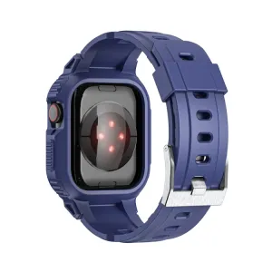 GLACIER Ochranné puzdro pre Apple Watch 9 / 8 / 7 (45mm) / 6 / SE / 5 / 4 (44mm) / 1, 2, 3 (42mm) modré