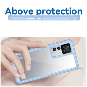 CRYSTAL Ochranný kryt pre Xiaomi 12T / 12T Pro svetlomodrý