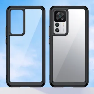 CRYSTAL Ochranný kryt pre Xiaomi 12T / 12T Pro čierny