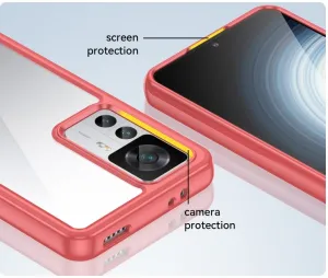 CRYSTAL Ochranný kryt pre Xiaomi 12T / 12T Pro červený