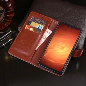 IDEWEI Peňaženkový kryt Blackview BV9800 Pro biely