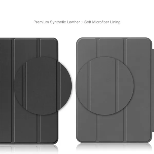 ENKAY LEATHER Zaklápací obal pre Xiaomi Redmi Pad šedý