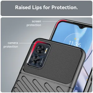 THUNDER Ochranný kryt Motorola Moto E22 čierny
