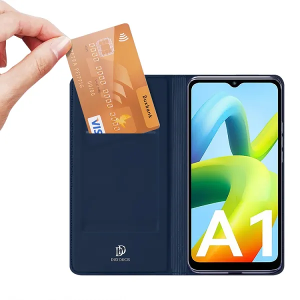 DUX Peňaženkový kryt Xiaomi Redmi A1 / Redmi A2 modrý