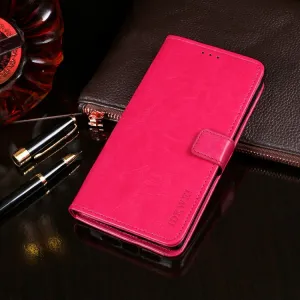 IDEWEI Peňaženkový kryt Blackview BV9800 Pro ružový