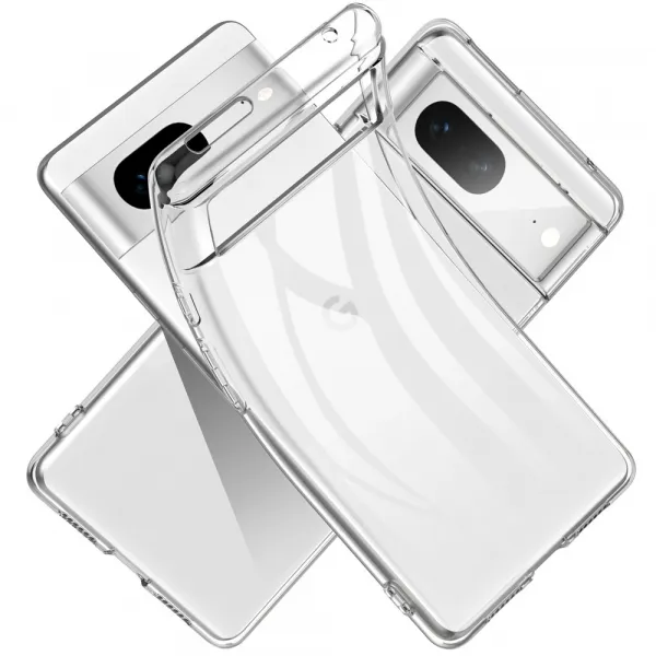 Silikónový kryt pre Google Pixel 7 priehľadný