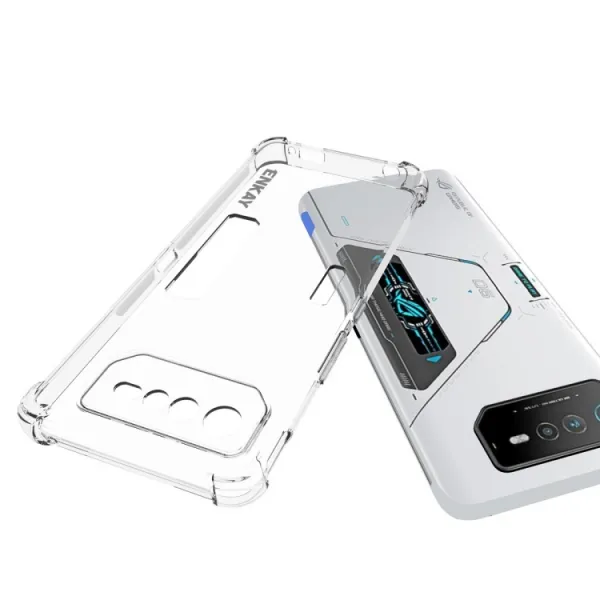 ENKAY AIRBAG Extra odolný kryt Asus Rog Phone 6 Pro priehľadný