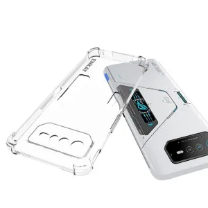 ENKAY AIRBAG Extra odolný kryt Asus Rog Phone 6 Pro priehľadný