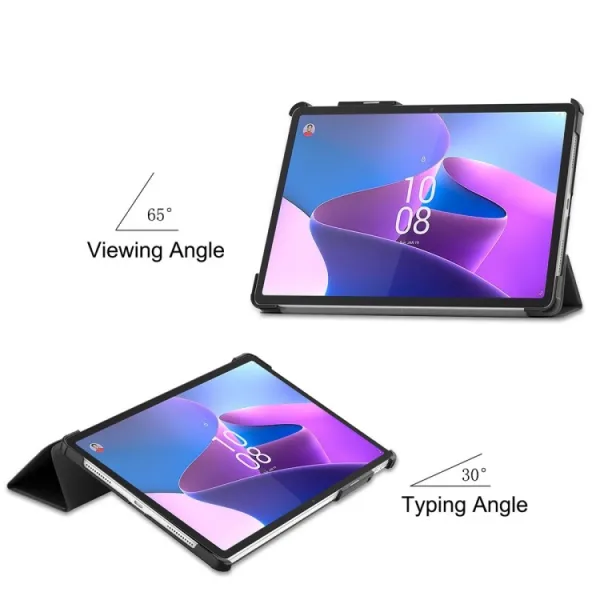 ENKAY LEATHER Zaklápací obal pre Lenovo Tab P11 Pro Gen2 šedý