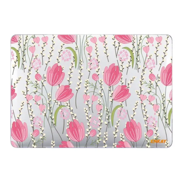 ENKAY FLOWER Puzdro pre MacBook Pro 15" A1990 / A1707 TULIP
