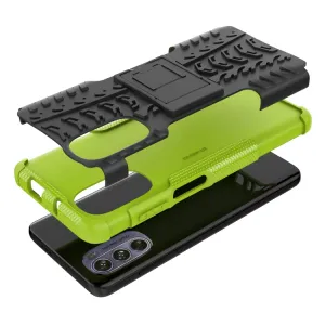 STAND Extra odolný obal Motorola Moto G62 5G zelený