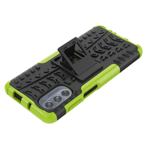 STAND Extra odolný obal Motorola Moto G62 5G zelený