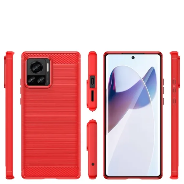FLEXI TPU Kryt pre Motorola Edge 30 Ultra červený