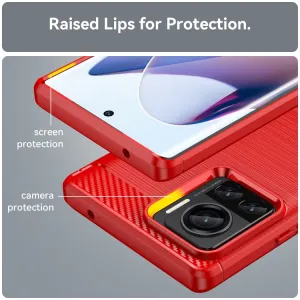 FLEXI TPU Kryt pre Motorola Edge 30 Ultra červený