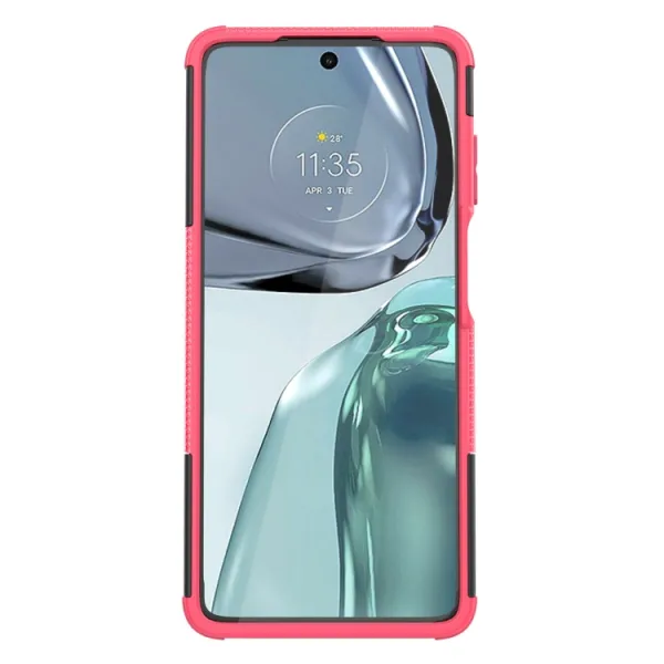 STAND Extra odolný obal Motorola Moto G62 5G ružový