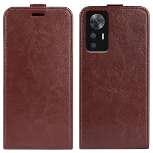 Vyklápacie puzdro Xiaomi 12T / 12T Pro hnedé