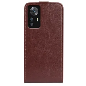 Vyklápacie puzdro Xiaomi 12T / 12T Pro hnedé