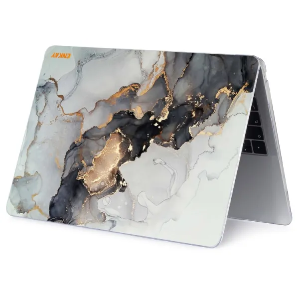 ENKAY MARBLE Puzdro pre Macbook Pro 16" A2141 GREY