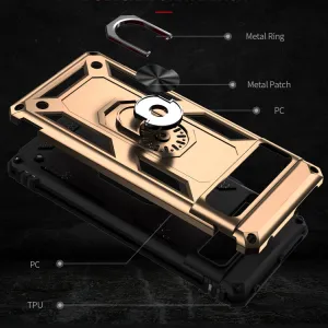 RING Obal s držiakom pre Google Pixel 7 zlatý