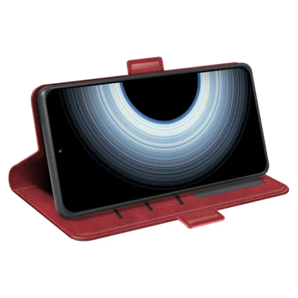 SIDE Peňaženkové puzdro pre Xiaomi 12T / 12T Pro červené