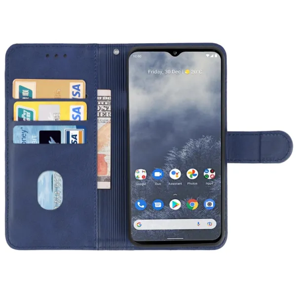 SMOOTH Peňaženkové puzdro pre Nokia G60 modrý