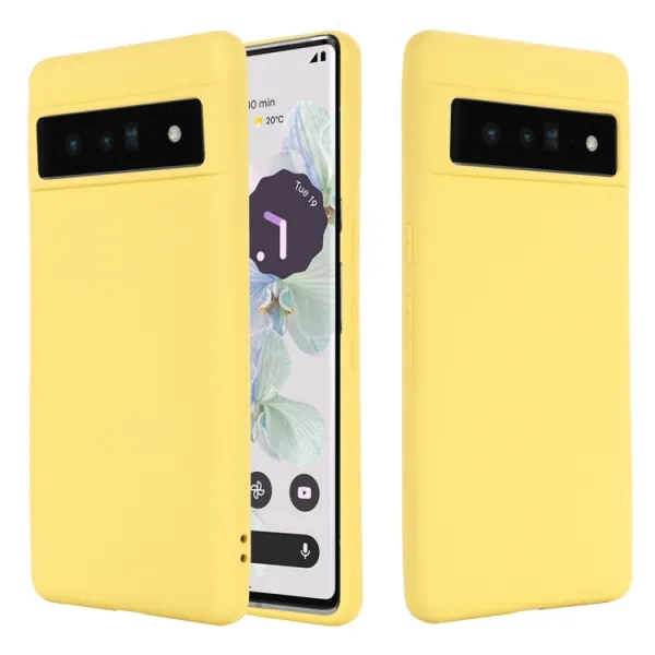 RUBBER Ochranný kryt pre Google Pixel 7 žltý