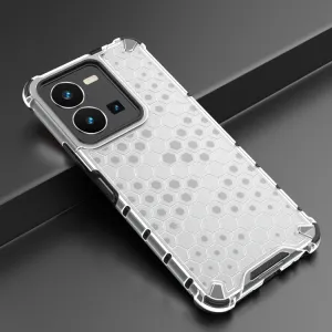 HONEYCOMB Ochranný kryt Vivo Y35 biely