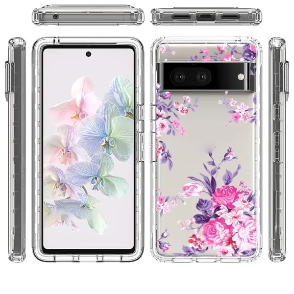 DUAL ART Odolný kryt Google Pixel 7 ROSES